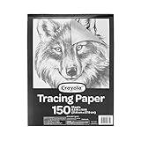 Crayola Tracing Paper 8 1/2” X 11”, Transparent Vellum Paper for Tracing Pads, 150 Sheets [Amazon Exclusive]