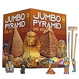 XXTOYS Pyramids Dig Kit, Ancient Egyptian Civilization Civilization Excavation Set Including Mummy Case Sun God Great Sphinx and More, STEM Science Educational Toys Archaeology Gifts for Boys & Girls