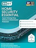 ESET Home Security Essential | Antivirus | 2025 Edition | 3 Devices | 1 Year | Safe Banking | Privacy Protection | IOT Protection | Ransomware | Digital Download [PC/Mac/Android]