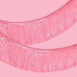 xo, Fetti Pink Iridescent Fringe Banner - 5 Ft. | Bachelorette Party Decorations, Birthday Party Decor, 21st Bday Decor, HBD, Photo Booth Banner Backdrop