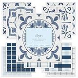 ELYN Swedish Dishcloths, Reusable & Washable Sponge Cloths, Absorbent Cleaning Paper Towels for Kitchen, Dishes, Counters and More, 10 Pack, Assorted Morrocan, Stripe & Plaid Patterns