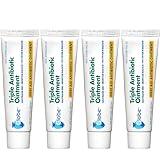 Globe Triple Antibiotic Ointment 1.0 oz (4 Pack), First Aid Ointment for Minor Scrapes, Cuts, and Burns to Help Prevent Infection, Compare to The Active Ingredients of The Leading Brand.