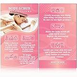 Havongki - 100 pack - 2 x 3.5" Premium Body Scrub Instructions Cards Care Supplies for Handmade Maker - BS02A100_N