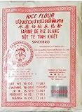 Thai Rice Flour 16 oz (Basic), Pack of 1, Thailand Rice Flour for Baking & Cooking, Gluten-Free, 1 Pound Erawan Brand, Sourced for SPICEBRO online Grocery