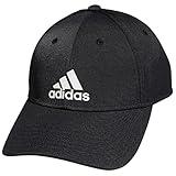 adidas Unisex Kids-Boy's/Girl's Relaxed Adjustable Fit Cap, Black/White/Grey, One Size