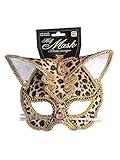Rubies Forum Novelties Adult Masquerade Half-Mask, Leopard