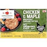 Applegate, Natural Chicken & Maple Breakfast Sausage Patties, 7 oz (Frozen)