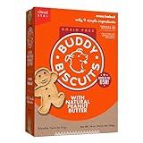 Buddy Biscuits 14 oz. Box of Grain-Free Crunchy Dog Treats Made with Natural Peanut Butter