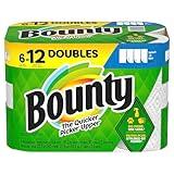 Bounty Select-A-Size Paper Towels, 6 Double Rolls, White, 90 Sheets Per Roll