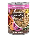 Merrick Grain Free Wet Dog Food, Premium Gluten Free Canned Adult Dog Food, Thanksgiving Day Dinner - (Pack of 12) 12.7 oz. Cans