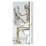 Beistle Skeleton Restroom Door Cover Party Accessory