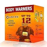 Body Warmers with Adhesive Backing Air Activate Heat Patch Disposable Gives 12 Hours Warm Pad - 12 Packs