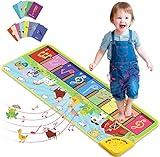 Joyjoz Baby Musical Mats with 25 Music Sounds, Musical Toys Child Floor Piano Keyboard Mat Carpet Animal Blanket Touch Playmat Early Education Toys for Baby Girls Boys Toddlers (1 to 5 Years Old)