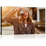 GMissT Canvas Prints With Your Photos - Personalized Pictures On Canvas Custom Poster for Home Decor - Floating Frames & Gift Wrapping Available