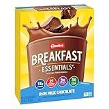 Carnation Breakfast Essentials Powder Drink Mix, Rich Milk Chocolate, 10 Count Box of 1.26 Ounce Packets (Pack of 6)