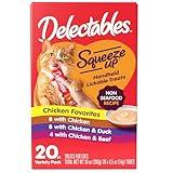 Delectables Squeeze Up Non-Seafood Variety Pack Lickable Cat Treat, 20 Count (Pack of 1)