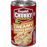 Campbell's Chunky Soup, Creamy Chicken Noodle Soup, 18.8 Oz Can