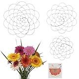 Easy Arranger 3 Pack Wire Flower Arranging Tool- Flower Frog, Reusable, Bendable Flower Grid