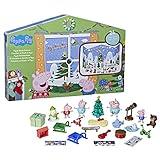 Peppa Pig Peppa’s Kids Advent Calendar, Contains 24 Surprise Toys, 4 Holiday Family Figures; Ages 3 and Up