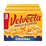 Velveeta Shells & Cheese Original Shell Pasta & Cheese Sauce, 3 ct Pack, 12 oz Boxes