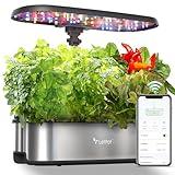 LetPot LPH-SE Hydroponics Growing System, 12 Pods Smart Herb Garden Kit Indoor, Indoor Garden, APP & WiFi Controlled, with 24W Growing LED, 5.5L Water Tank, Pump System, Automatic Timer