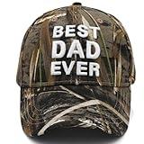 Father's Day Birthday Gifts Dad Hats for Men,Adjustable Worlds Best Dad Hat Gifts for Dad Husband Papa from Daughter Son