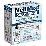 NeilMed Sinus Rinse - A Complete Sinus Nasal Rinse Kit, 50 count (Pack of 1) Count may vary