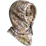 Watayo Hunting Face Mask for Cold Weather- Winter Camouflage Balaclava Face Mask- Windproof Balaclava Ski Warmer Face Cover for Men Hunting Camping