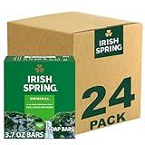 Irish Spring Bar Soap for Men, Original Clean, Smell Fresh and Clean for 12 Hours, Men Soap Bars for Washing Hands and Body, Mild for Skin, Recyclable Carton, 3.7 Ounce - 3 Count (Pack of 8)
