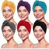 Women Turbans and Head Wraps, Skull-Caps, African Turban Flower Knot Pre-Tied Bonnet Beanie Cap for Women