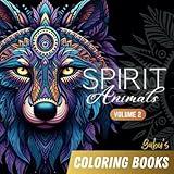 Coloring Book for Adults: Spirit Animals Volume 2 | Gabu's Coloring Books (Spirit Animals Series)