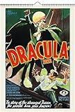 2025 Wall Calendar [13 pages 8"x12"] Vampires Thriller Horror Dracula Vintage Movie Posters Covers retro exploitation movie