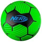 Nerf Kids Foam Mini Soccer Ball - Proshot Youth Soccer Ball - 7" Indoor + Outdoor Ball for Kids + Toddlers -Green/Blue