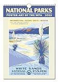 National Parks Poster Art of The WPA Oversize Wall Calendar 2025, 13.38'' x 19'' Spiral Bound with Hanger Multicolor