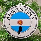 Argentina Flag Ornament Argentinian South America