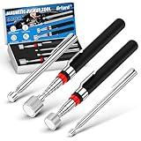 Grtard Telescoping Magnetic Pickup Tool 4 Pack (2LB, 5LB, 12LB, 20LB), Extendable Magnet Stick Magnet Pickup Tool for Hard-to-Reach,Sink Drains Mechanic Automotive Gifts for Men Women Husband Birthday