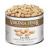 Virginia Diner Salted Gourmet Peanuts (18 Ounce 1.12 Pound) Salted Blister Roasted Peanuts, Virginia Extra Large Peanuts