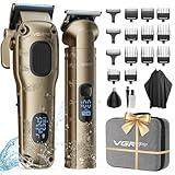 Vgrpro Hair Clippers for Men Professional, Cordless Hair Clippers for Hair Cutting, Mens Clippers and Trimmers Set, Electric Hair Trimmer for Men with Package Case