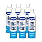 Sprayway Glass Cleaner with Foaming Spray for a Streak-Free Shine for Home and Automotive Use, 19 oz., Pack of 6