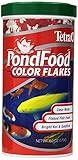 Tetra Pond Flakes Color Enhancing, Complete Nutrition for Smaller Pond Fish, Goldfish and Koi Fish, 6 oz
