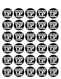 Custom Cupcake Topper: Create Your Special Event with Custom Edible Image Toppers - Upload Photos for Unique, Stylish Designs on Rectangular, Round Cakes and Cupcake - 1.5" Cupcake - 30 Pieces/Sheet