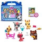 Littlest Pet Shop Farm Besties Collector Set - Gen 7 Bobble Head Pets #56-60, Imagination Toy for Kids 4+