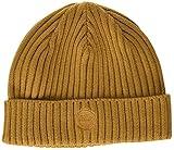 Timberland Men's Ribbed Cuff Hat with Embroidered Logo Patch Wheat, One Size