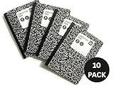 10-Pack Composition Notebooks – College Ruled, 80 Sheets – Back to School Bulk Bundle