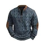 YNGWIAO rewards points prime try before you buy men orders placed by me to be delivered men's vintage knit print/xmas graphic zip-up sweatshirt casual casual gym coats casual workout jacket