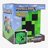 Paladone Minecraft Creeper Desk Light with Official Creeper Sounds, Handheld Night Light for Kids Room or Gamer Décor - Licensed Minecraft Gifts