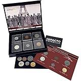 WW2 World Currency - 6 Coins Used During The World War 2 by The Germans in The Territories They Occupied (1925/45). Special WW2 Memorabilia for Collector, Certificate of Authenticity Included.