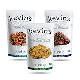 Kevin's Natural Foods Paleo Simmer Sauce Variety Pack - Stir-Fry Sauce, Gluten Free, No Preservatives, Non-GMO - 3 Pack (Teriyaki/Thai Coconut/Korean BBQ)