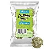 Raw Paws Catnip Balls for Cats, 6 (Pack) - Natural Catnip Ball Toy - Interactive Cat Toy for Indoor Cats - Cat Nip Balls - Catnip Licking Balls for Cats - Catnip Balls for Indoor Cats