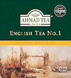 Ahmad Tea English Tea No.1 Tagged Teabags, 100 Count,3922-1